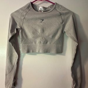 Gym Shark FLEX SPORTS LONG SLEEVE CROP TOP